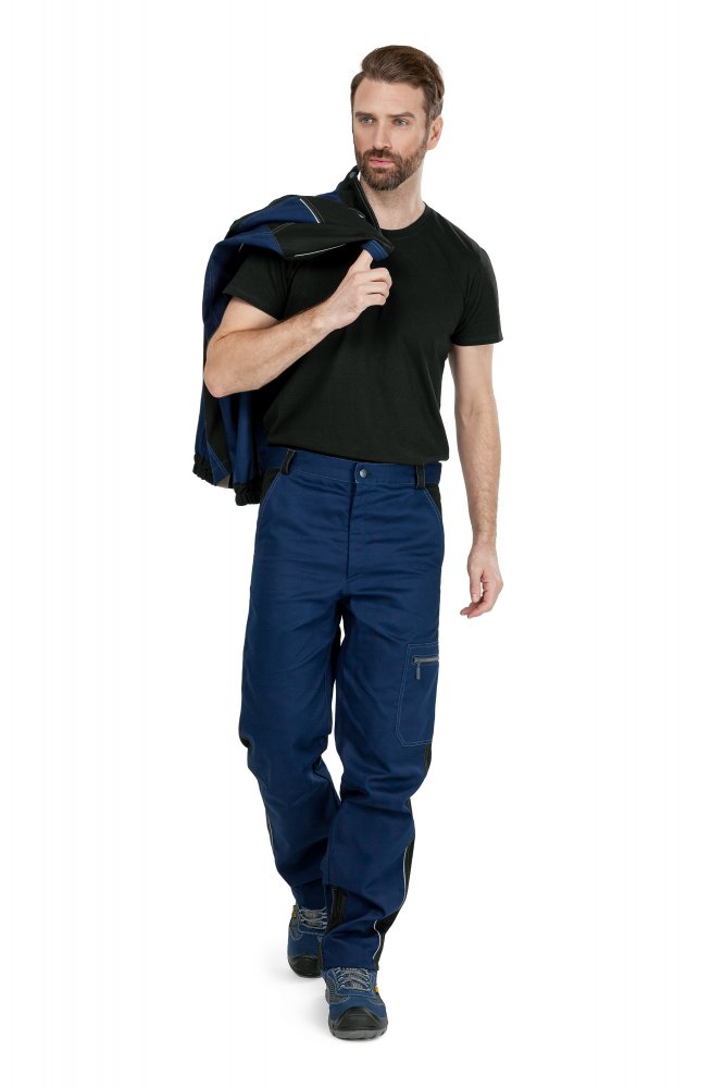 Брюки 'Тахо' т.синий/черный