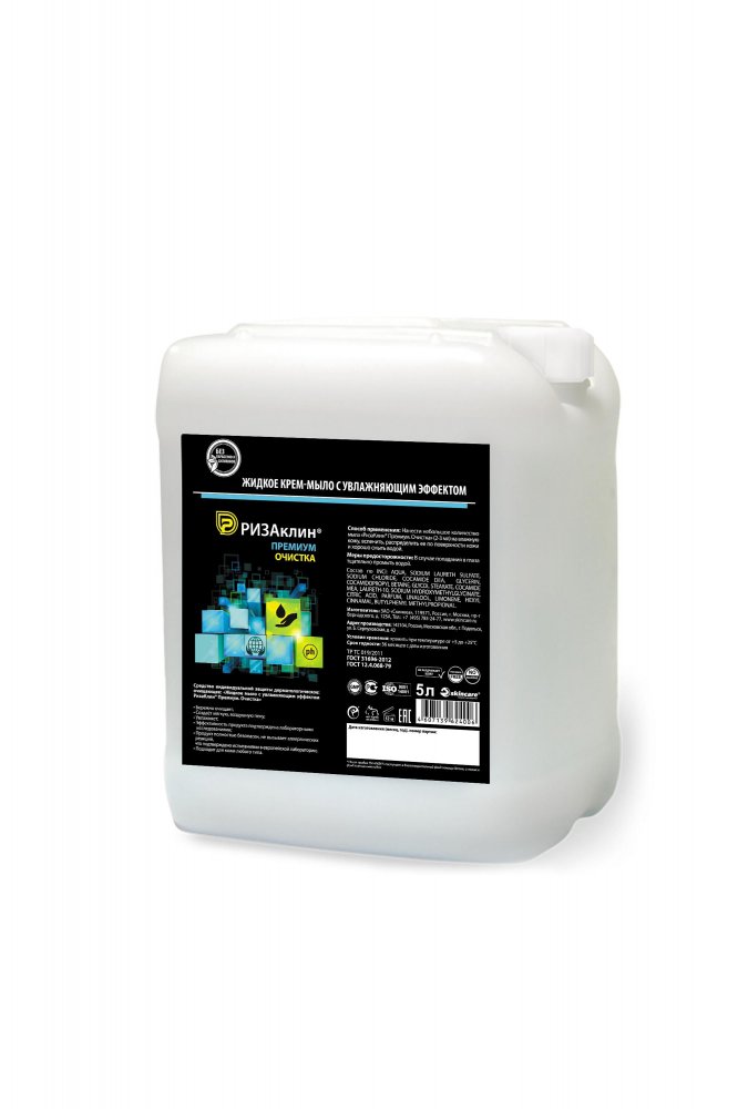 Жидкое мыло РизаКлин Премиум (Очистка без парабенов) 5000 мл