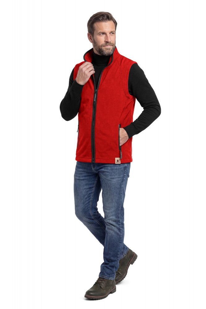 Жилет «Эксперт» софтшелл красный 