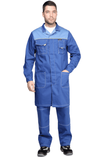 Халат ТУРБО летний, василек