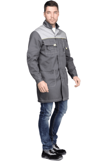 Халат ТУРБО летний, серый