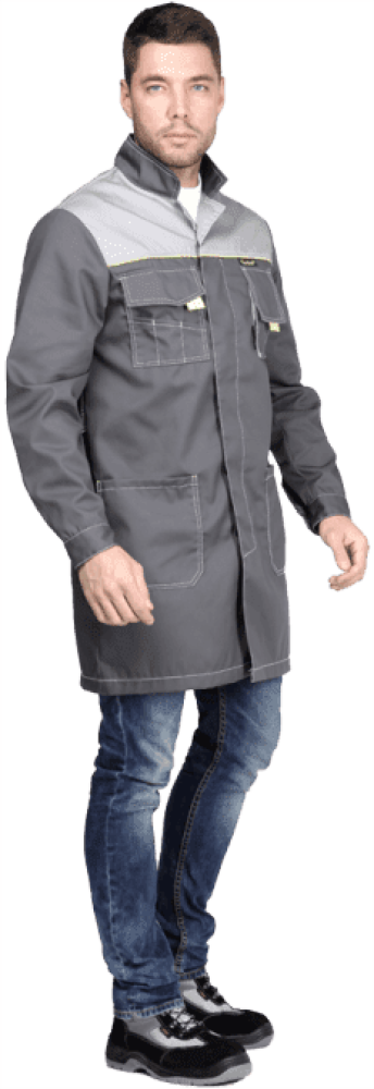 Халат ТУРБО летний, серый