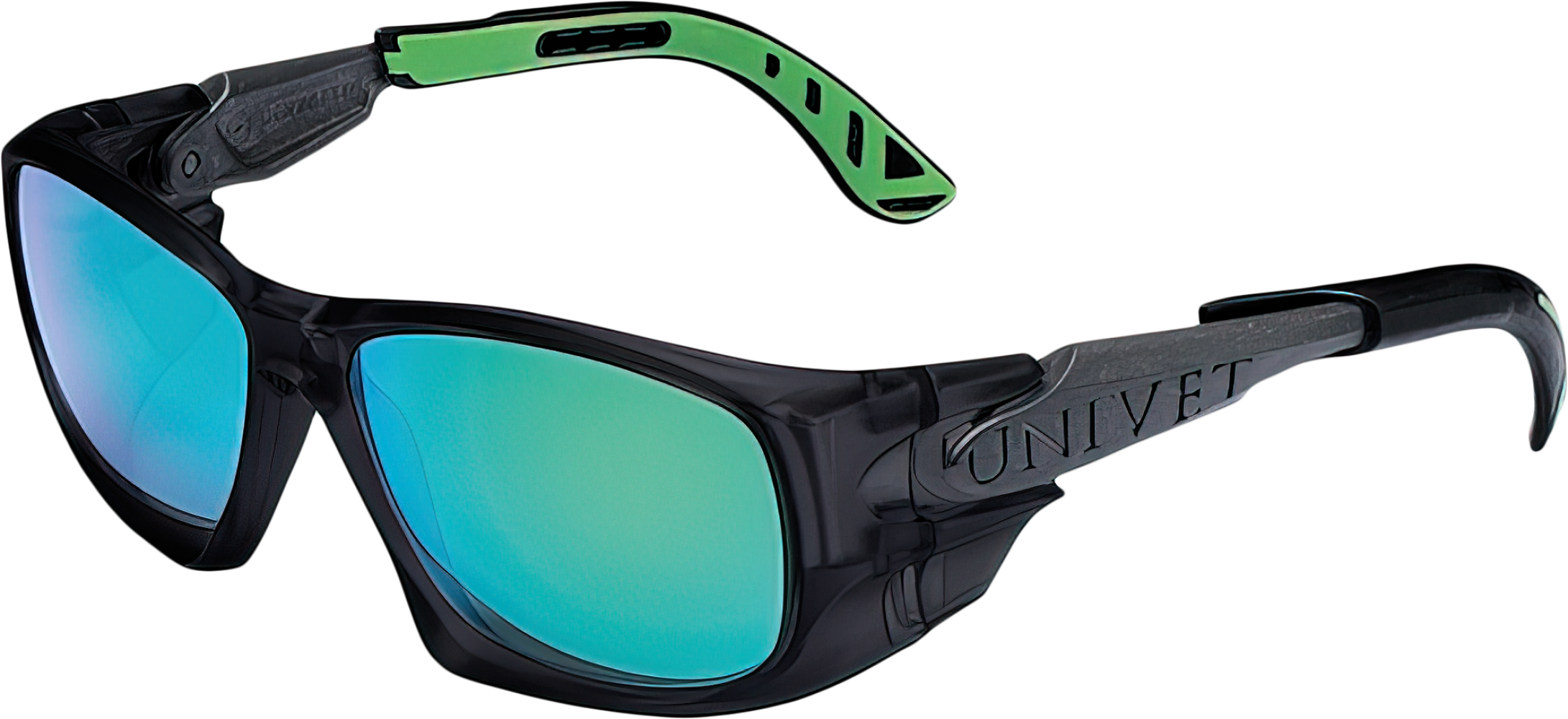 Очки UNIVET™ 5X9 (5X9.04.02.09) (РС) Anti-scratch, зеленые зеркальные
