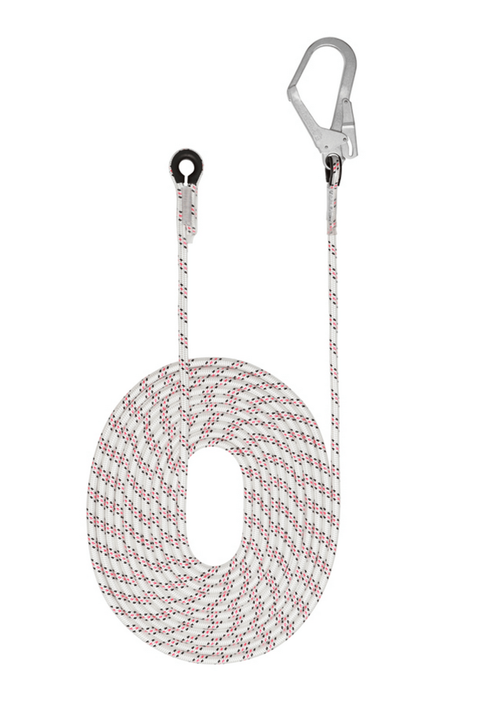 Гибкая анкерная линия АнкерЛайн 12 (vnt 091) с карабином "Стальной монтажный" 10 м