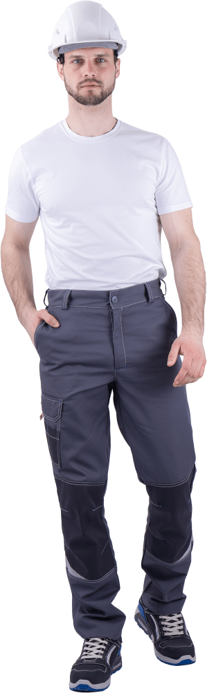 Брюки ТУРБО SAFETY летние, серый-т.серый