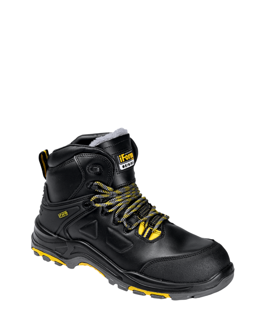 Ботинки iForm® ORIGINAL DIAMOND GRIP (ОРИДЖИНАЛ ДАЙМОНД ГРИП) с КП и КС нат. мех кожаные ПУ/нитрил