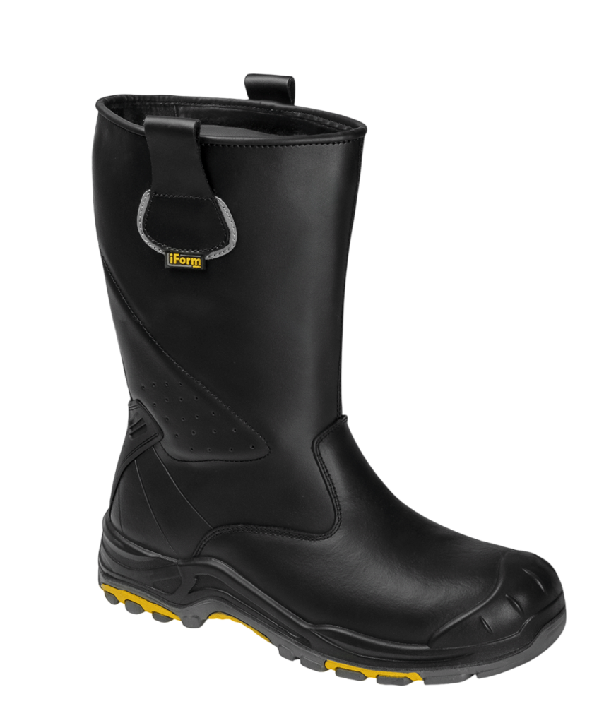 Сапоги iForm® ORIGINAL DIAMOND GRIP (ОРИДЖИНАЛ ДАЙМОНД ГРИП) с КП и КС нат. мех кожаные ПУ/нитрил