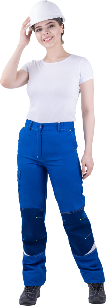 Брюки ТУРБО SAFETY летние, василек-синий, женские