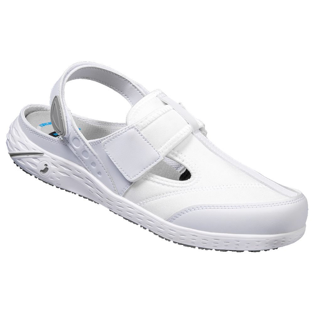 Полуботинки (тип сабо) ALIZA (АЛИЗА), женские, иск кожа/лайкра ЭВА/резина (белый/WHT)