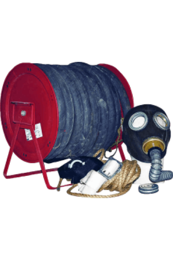 Противогаз шланговый ПШ-1Б, ШМП-2 шт, с х/б амуницией