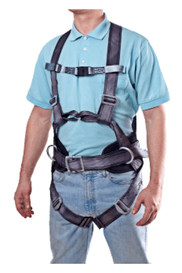 Привязь BG СПР-04, наплечные/набедренные лямки, высокий плотный кушак