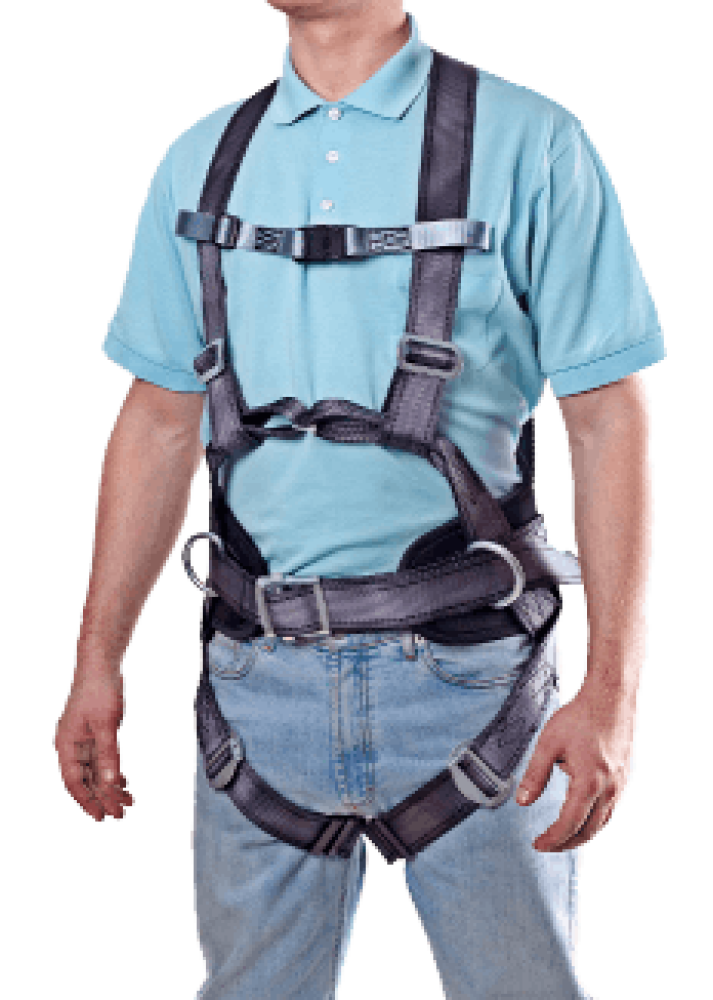 Привязь BG СПР-04, наплечные/набедренные лямки, высокий плотный кушак