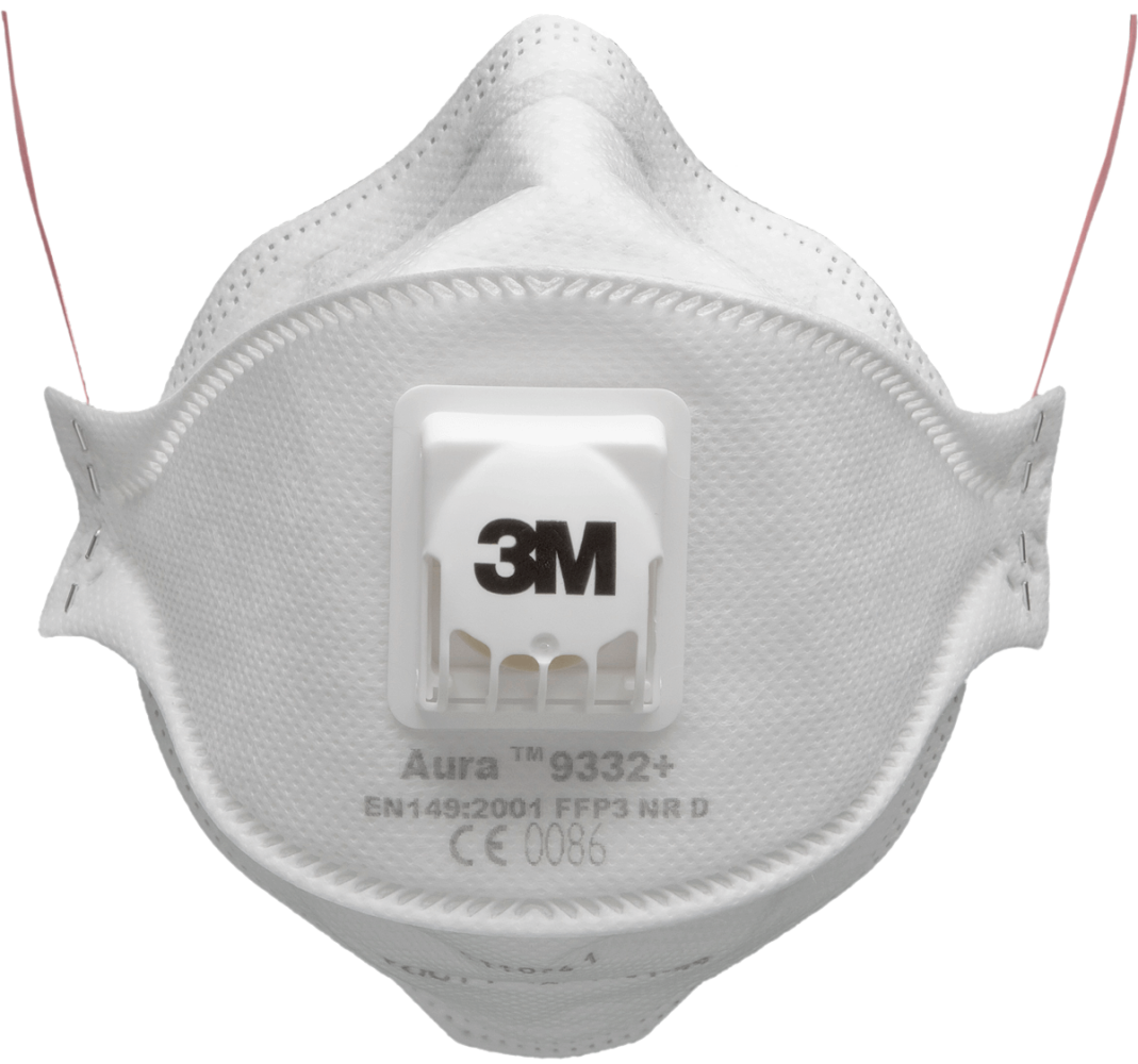 Респиратор 3M™ 9332 + Aura™, FFP3, с клапаном выдоха