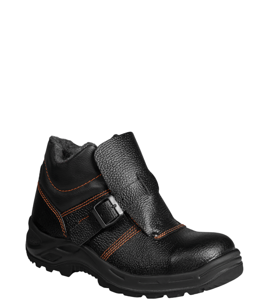 Ботинки СВАРЩИК с МП шерст. мех юфтевые ПУ/нитрил