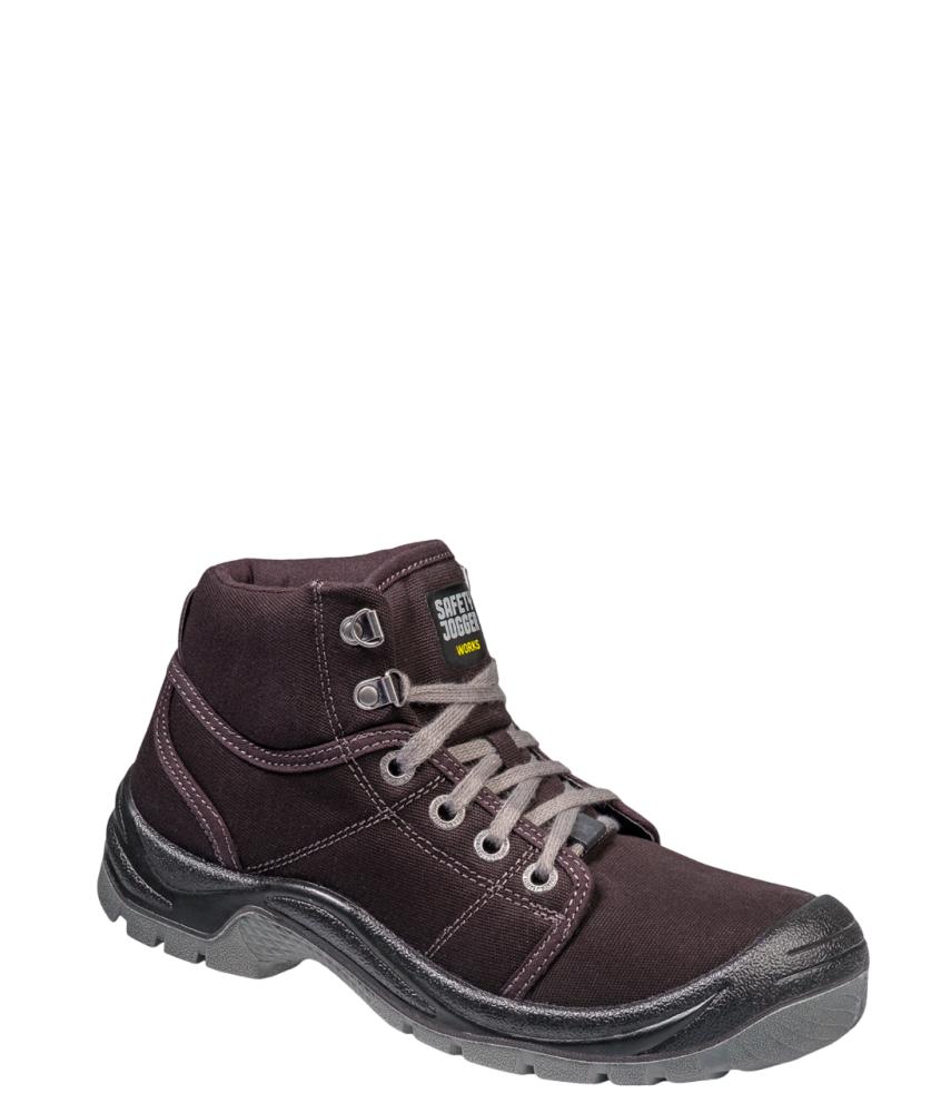 Ботинки DESERT (ДЕЗЕРТ) с МП и МС, текстиль ПУ/ПУ (черный/BLK)