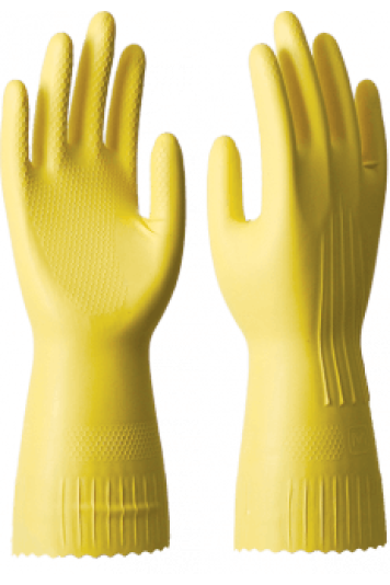 Перчатки СПЕЦ-SB хозяйственные, латекс, хлопковое напыление, 0.40/300мм