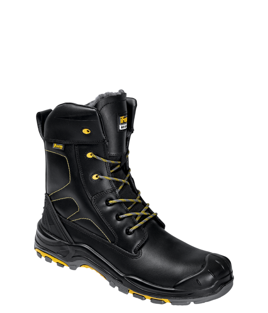 Ботинки iForm® ORIGINAL (ОРИДЖИНАЛ) высокий берец с КП и КС шерст. мех кожаные ПУ/нитрил
