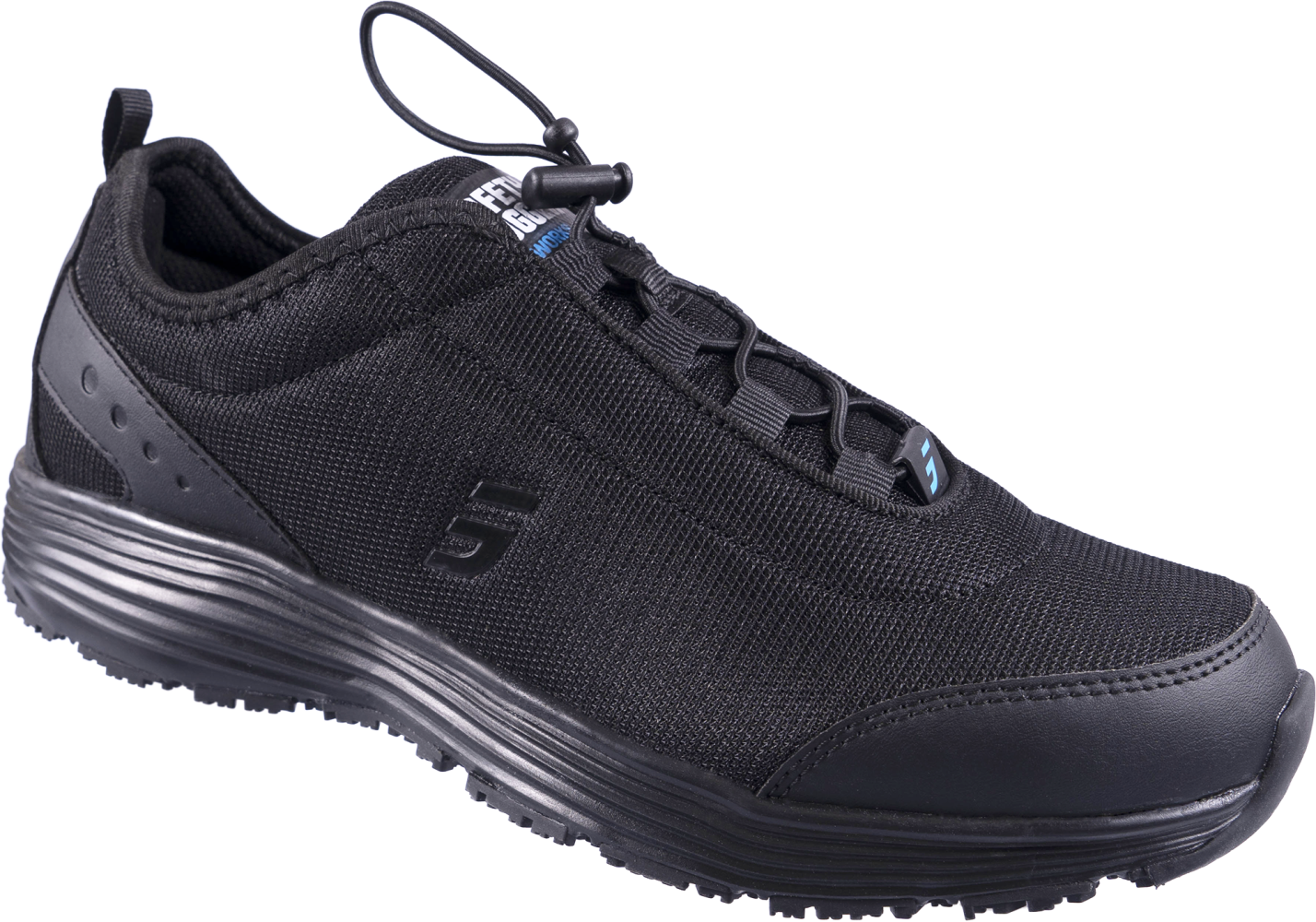 Полуботинки (тип туфли) JAMES (ДЖАМЕС) текстиль, мужские, ЭВА/резина (черные/BLK)