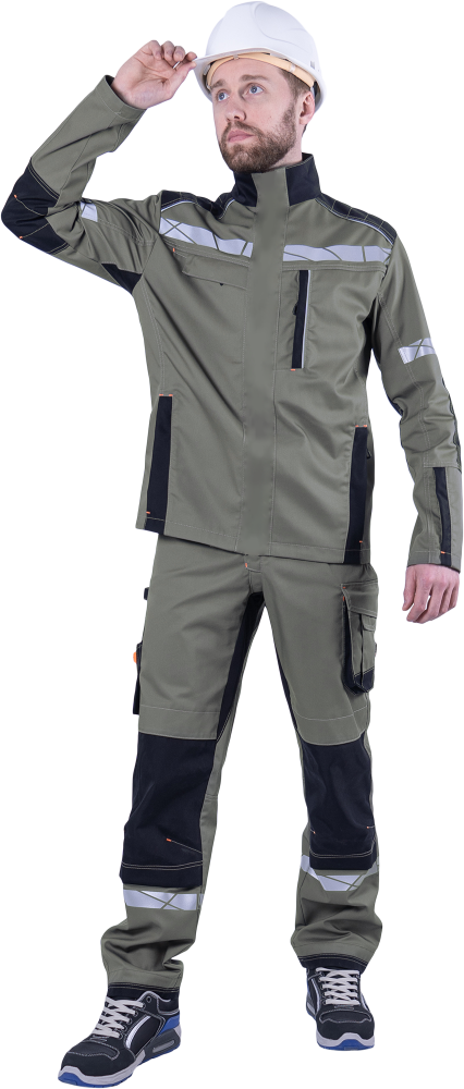 Куртка КОРПОРАЦИЯ летняя, хаки-черный