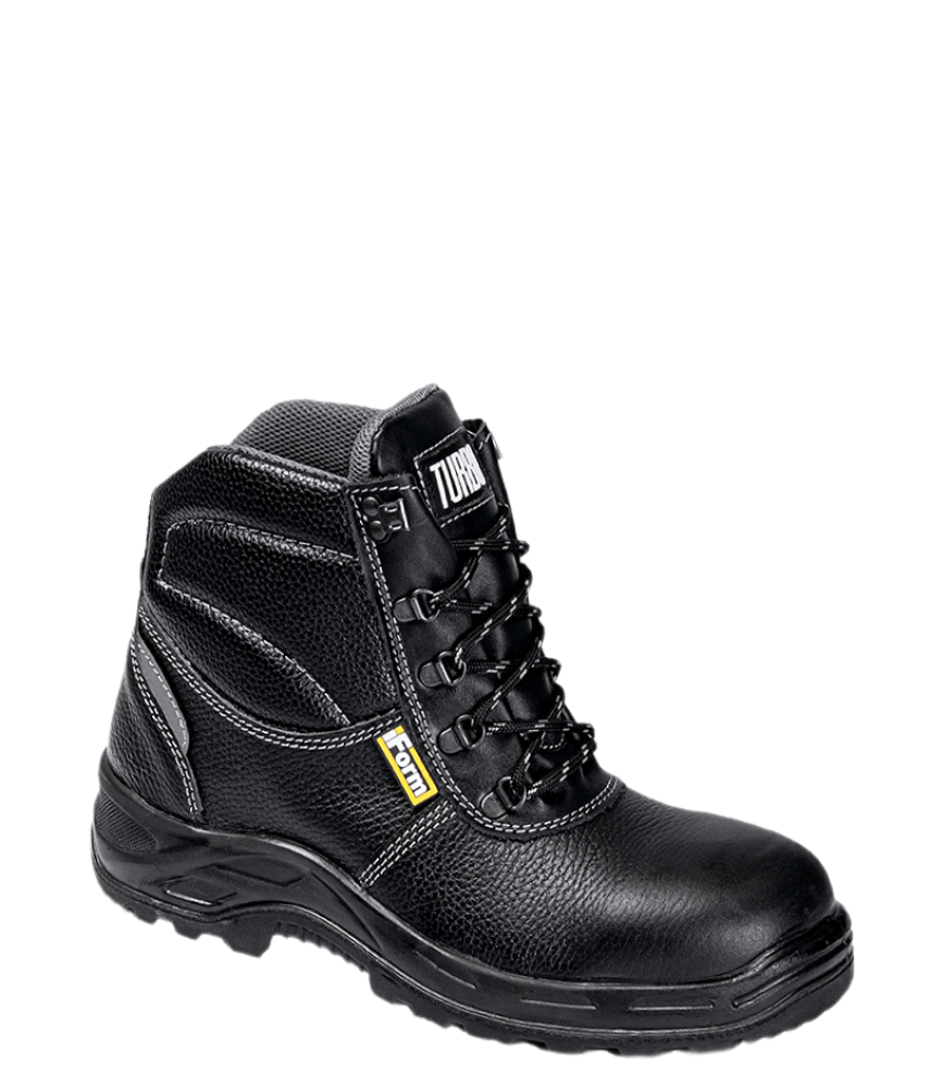 Ботинки TURBO с КП и КС хромовые ПУ/нитрил