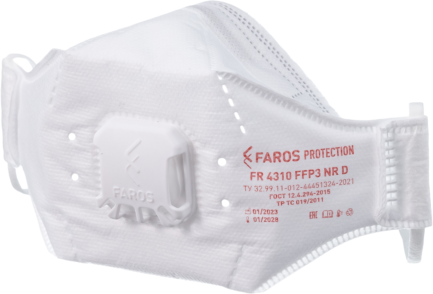 Респиратор FR 4310 PREMIUM, FFP3 NR D, с клапаном