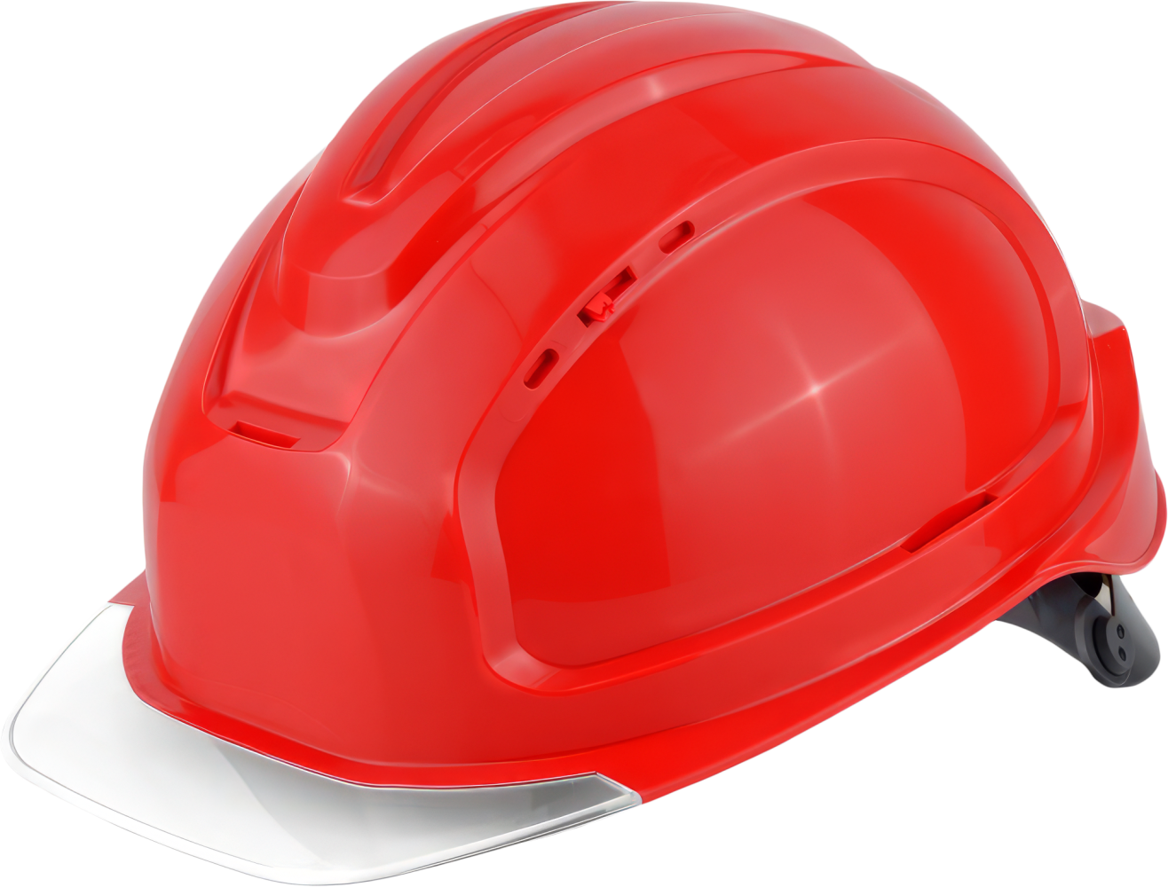 Каска СОМЗ-80 АБСОЛЮТ ПРЕСТИЖ RAPID (783716) красная, бесцветный козырек