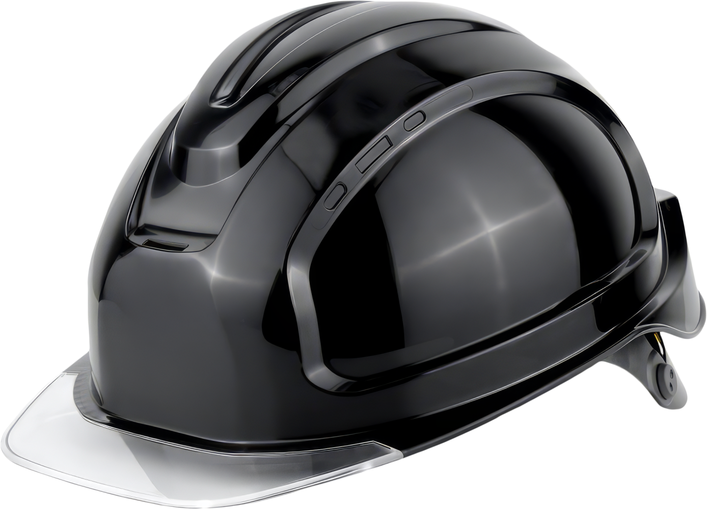 Каска СОМЗ-80 АБСОЛЮТ ПРЕСТИЖ RAPID (783720) черная, бесцветный козырек