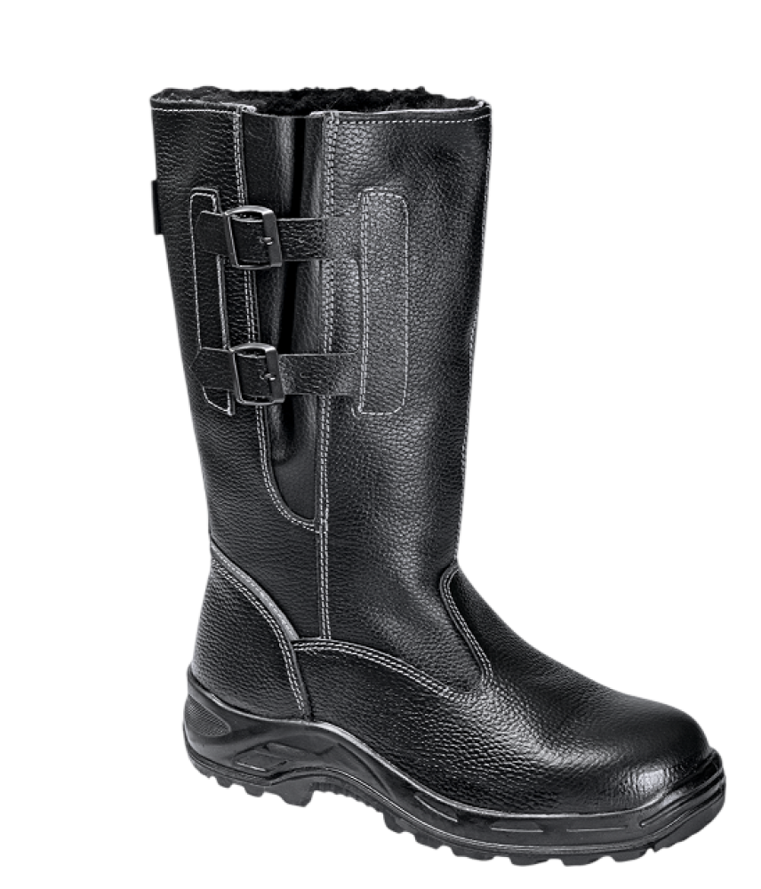 Сапоги TURBO высокие с КП и КС нат. мех хромовые ПУ/нитрил