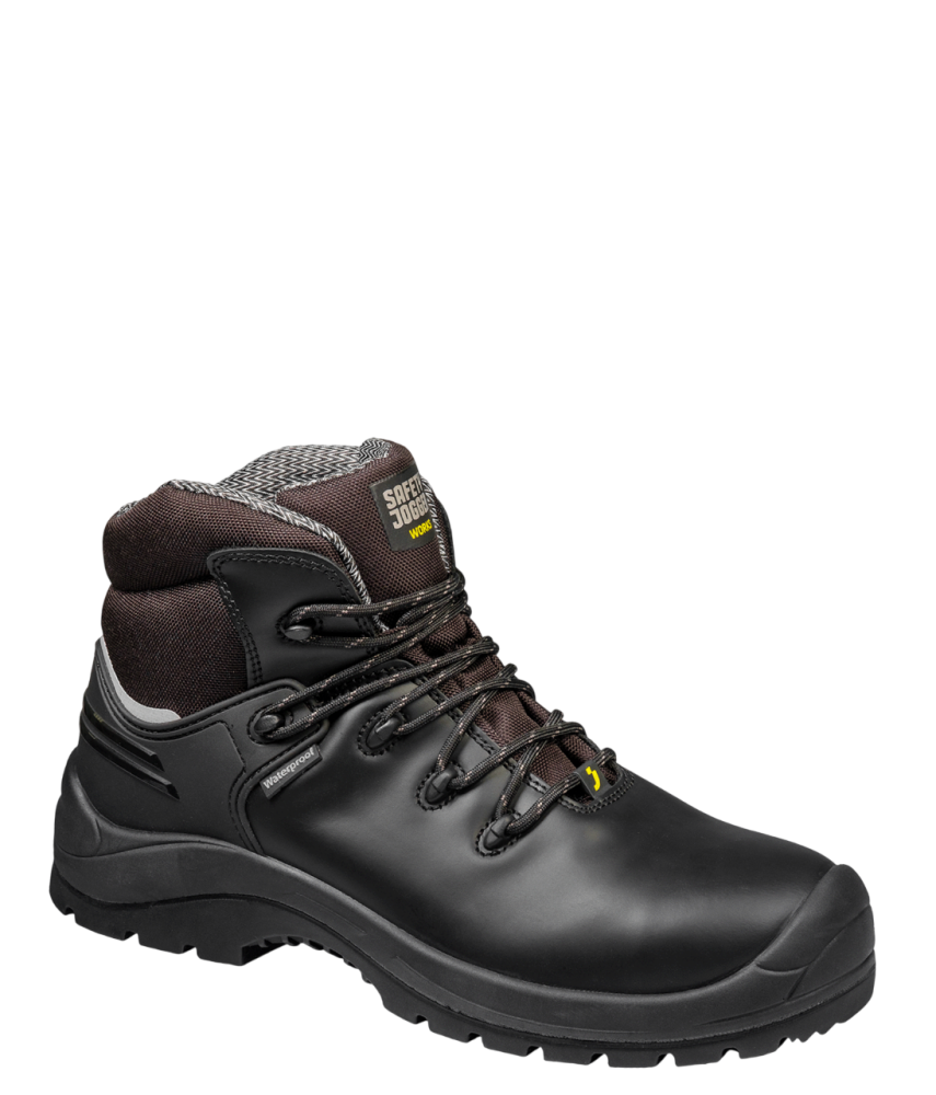 Ботинки Х430 с КП и КС, кожа, ПУ/резина (черный /BLK)