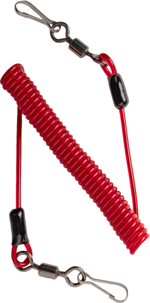 СЗПИ Шнур спиралевиднывй привязной с 2 карабинами (vnt 272)