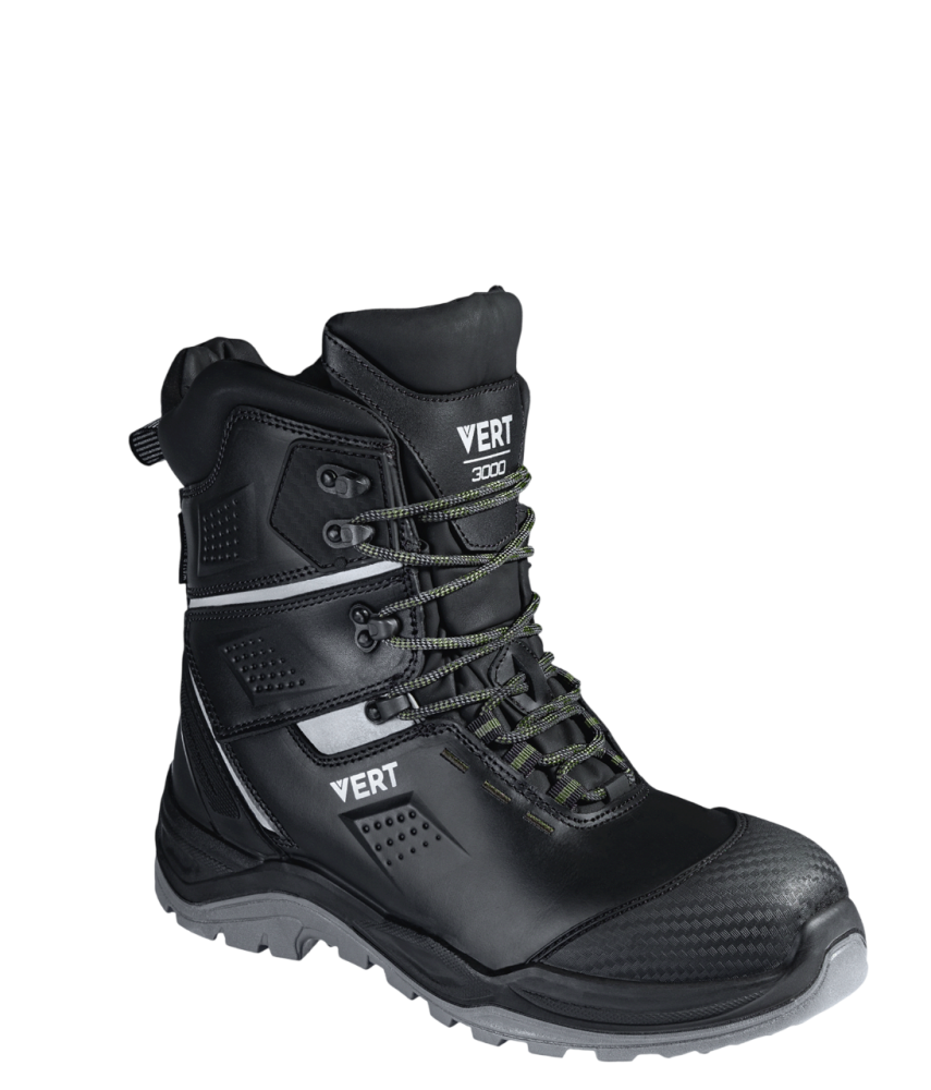 Ботинки VERT высокий берец с КП и КС шерст. мех кожаные ПУ/ТПУ