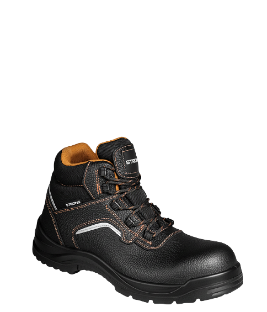 Ботинки STRONG (Стронг) с КП кожаные ПУ/ПУ