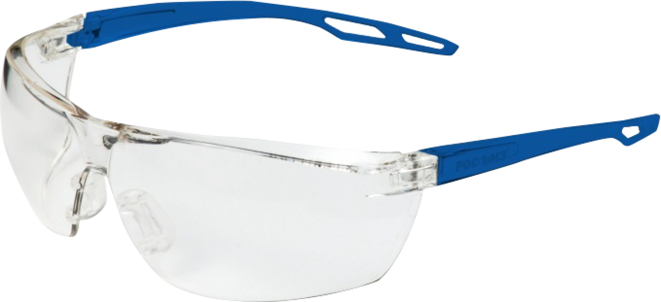 Очки РОСОМЗ™ О28 ПОБЕДИТ StrongGlass (12837-5) (PC) (KN) мягкий носоупор