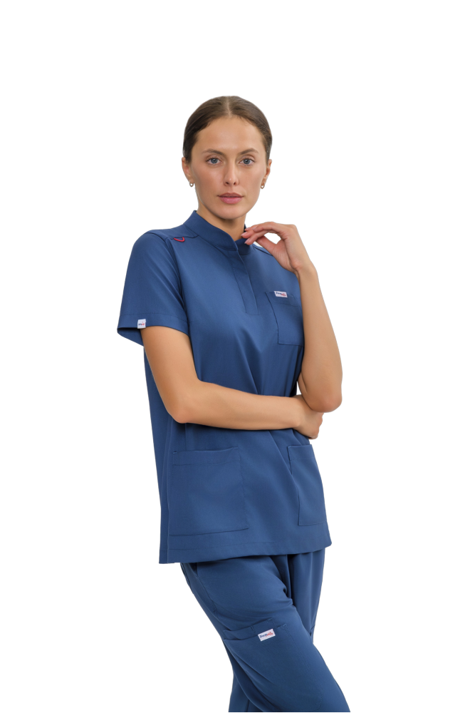 Блуза КЕЛЛИ, аквамарин