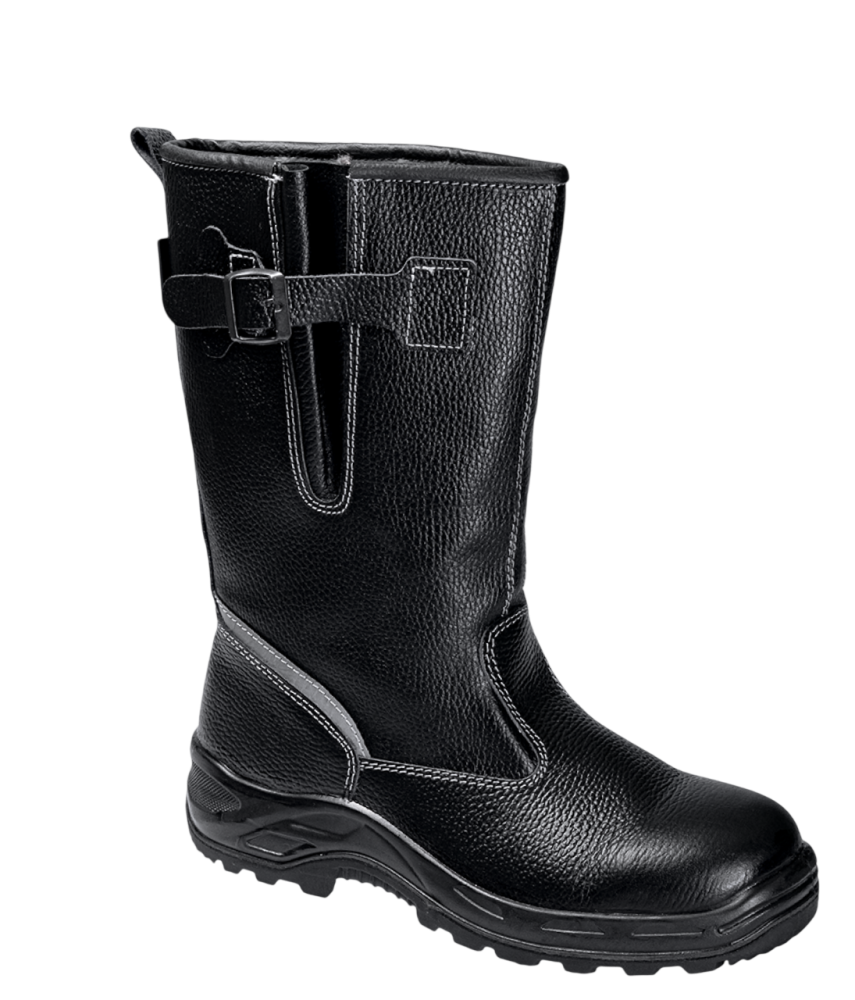 Сапоги TURBO с КП шерст. мех хромовые ПУ/нитрил