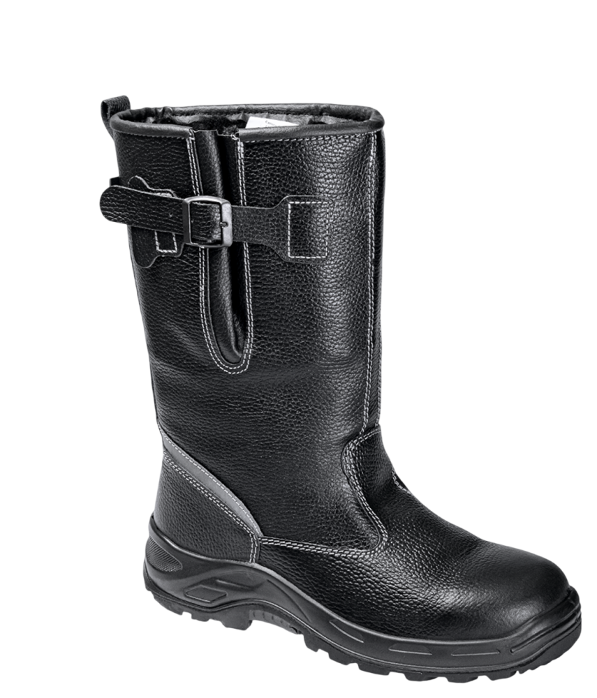 Сапоги TURBO с КП нат. мех хромовые ПУ/нитрил