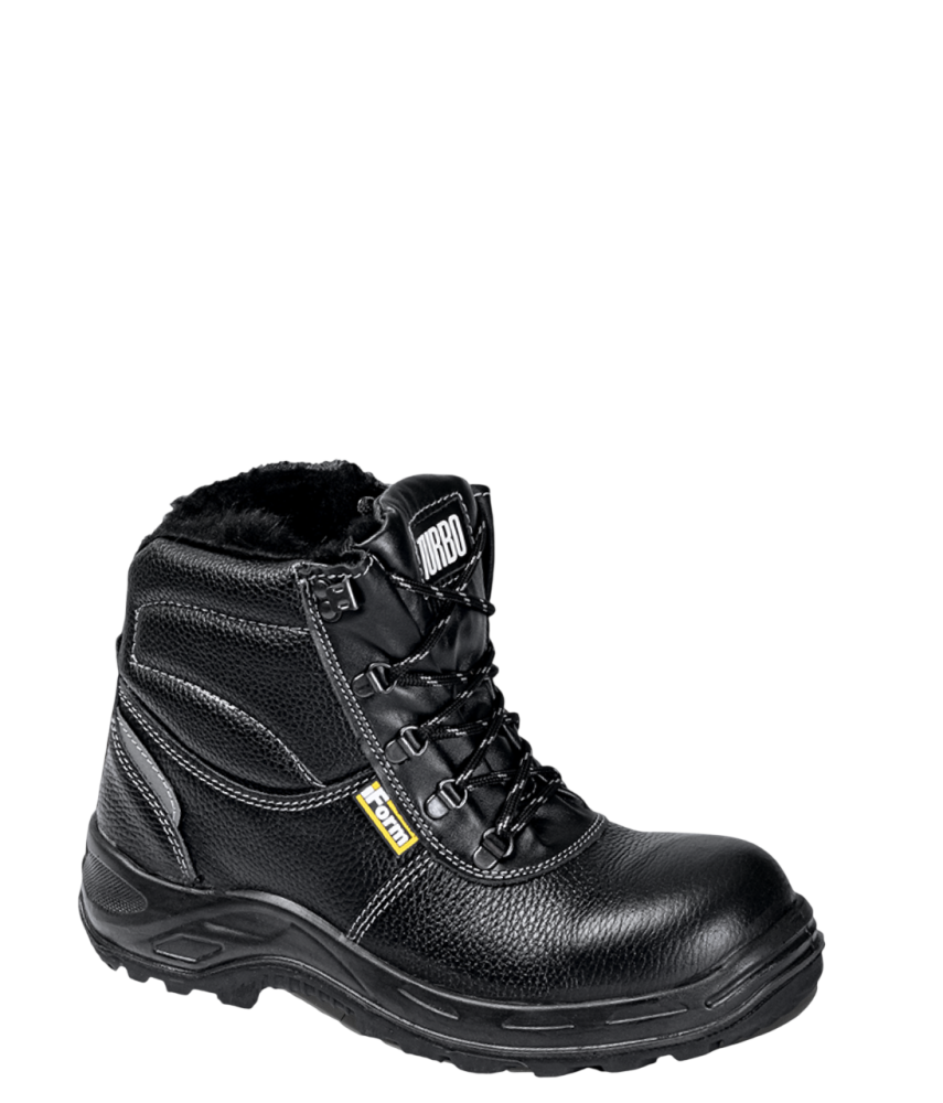 Ботинки TURBO с КП нат. мех хромовые ПУ/нитрил