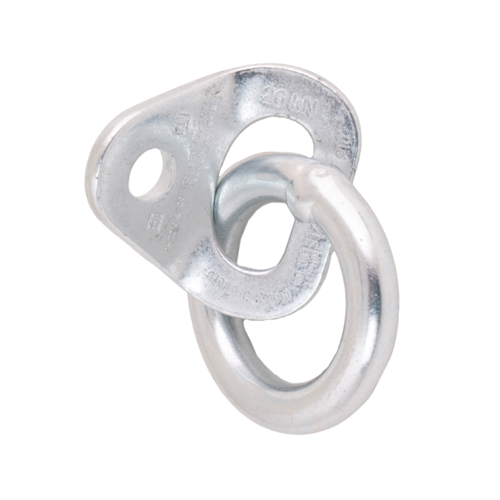 Шлямбурное ухо с кольцом д.10мм (vnt 1183) оцинковка