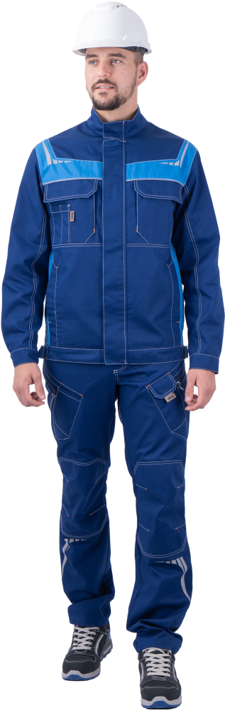 Куртка ПЕРФЕКТ летняя, синий-василек