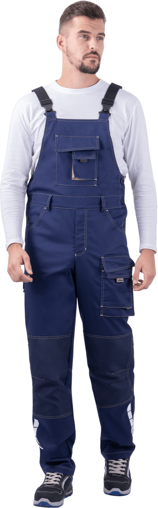 Полукомбинезон ДИДЖИТАЛ НЬЮ летний, т/синий-бежевый