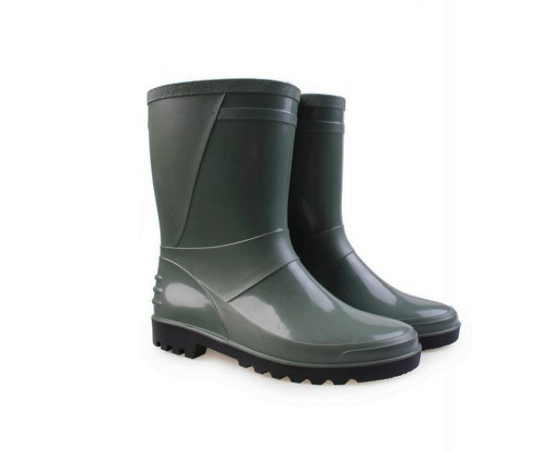 Сапоги мужские ПВХ Step, оливковые (арт Д-28)